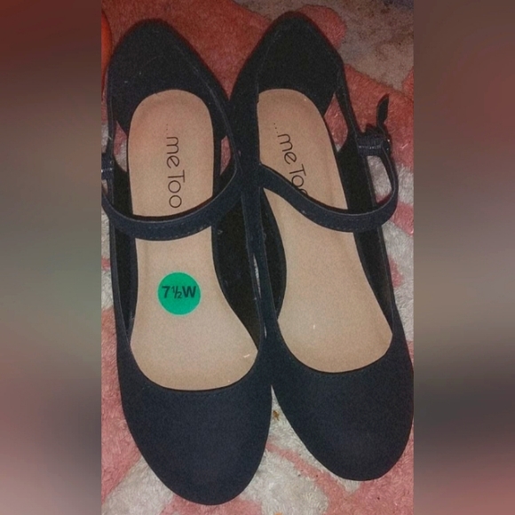 Black wedged high heels - Picture 1 of 2